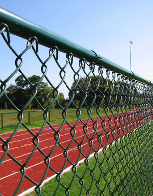 15m 30m 50m ม้วนรั้วการเชื่อมโยงโซ่สังกะสีม้วน Cyclone Wire Diamond Mesh Farm