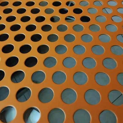 16 เกจ Soundproof Perforated Plate 3mm Industrial Metal Supply Mild Steel