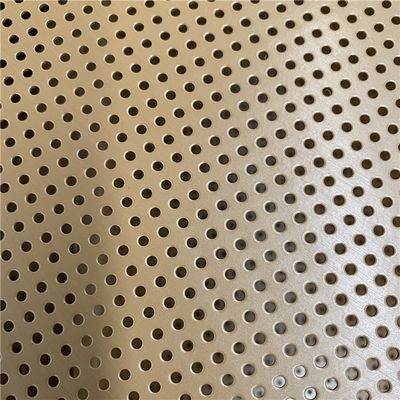 16 เกจ Soundproof Perforated Plate 3mm Industrial Metal Supply Mild Steel