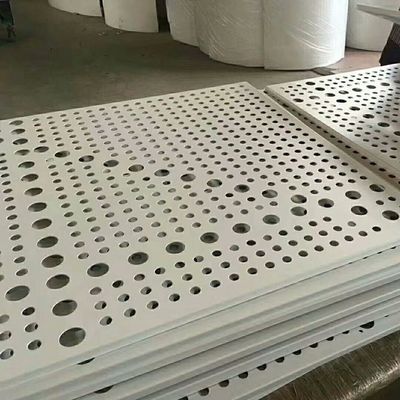 16 เกจ Soundproof Perforated Plate 3mm Industrial Metal Supply Mild Steel