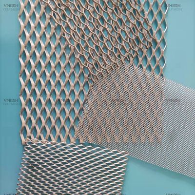 Hot Dip Galvanized Standard ขยายแผ่นโลหะแผ่นเพชรแบน แผน Mesh สายไฟฟ้า