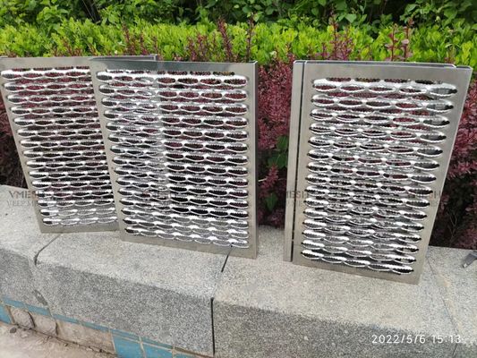 ตะแกรงตะแกรงรูเพชร Grip Strut Grating Aluminium 3003 Metal