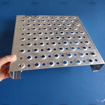 แผ่นพื้นทางเดินโลหะ Grip Safety Strut Grating Antiskid ยาว 2-5m