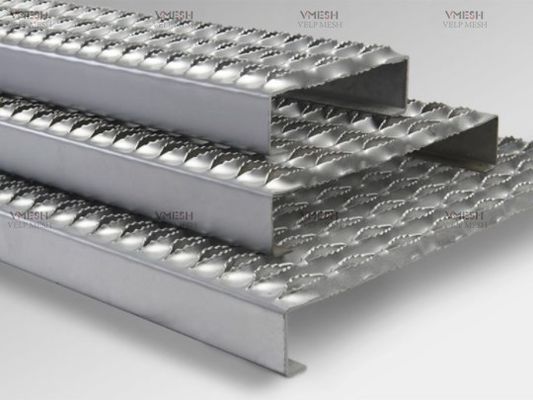 กันลื่น 5 Diamond Walkway Grip Strut Safety Grating Perforated
