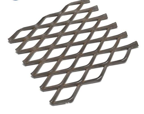 ปรับปรุง 4 มิลลิเมตรแผ่น Mesh ขยายหน้าผนัง Cladding อลูมิเนียมตกแต่ง