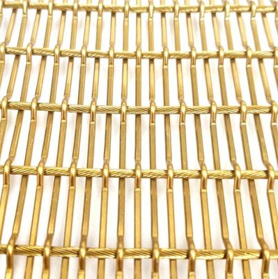 แผงตกแต่งซุ้มโลหะสแตนเลสตกแต่งแผงลวดตาข่ายทอ