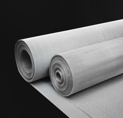 Ss304 Ss 316 ลวดตาข่ายสแตนเลส 1-500mesh ทอธรรมดาสำหรับกรอง