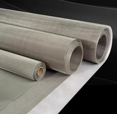 สกรีนเครือสายเหล็กไร้สแตนเลสผ้าเรียบสําหรับ 150 Mesh
