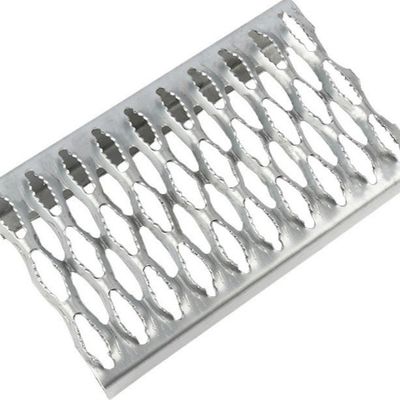 5 มิลลิเมตรจับสตรอทความปลอดภัย Grating ช่องอัลลูมิเนียมเพชรแผ่น