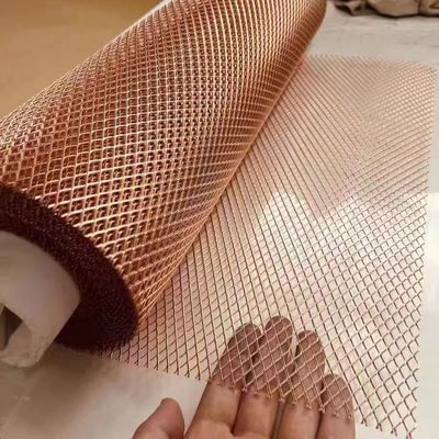 Emi ป้องกันทองแดงขยาย Mesh โลหะสําหรับพลังงานลมประกอบ