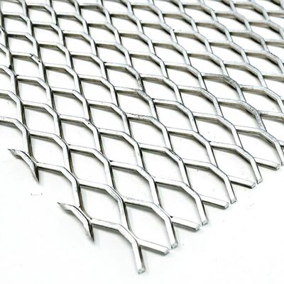 9 Gauge Flat Expanded Steel Mesh Sheet สําหรับการก่อสร้างอาคาร