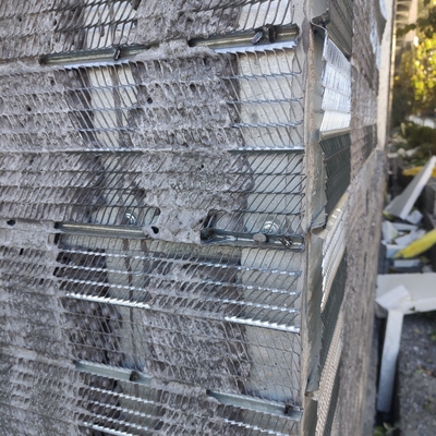 สแตนเลสเหล็กแกลนไซด์ Precast คอนกรีตสูง Rib Lath Mesh