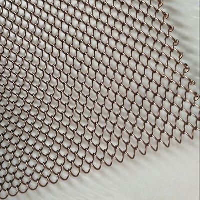 Aluminum Wire Mesh Fabric Decorative Chain Link Wire Mesh Curtain