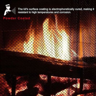 ปรับแผ่นเดียวสีเงิน วัสดุเหล็ก แข็งแรง หมิง Mesh Screen Curtain