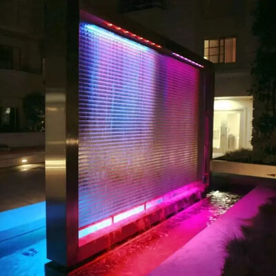 สแตนเลสทนต่อการกัดกร่อน 304 ม่านน้ำน้ำตกตาข่ายลิงค์โซ่