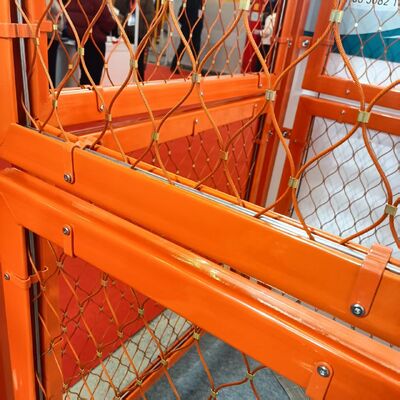 สลิงสแตนเลสสำหรับตาข่ายกั้นสนามกีฬาสนามกีฬาตาข่ายกันลูกบอล