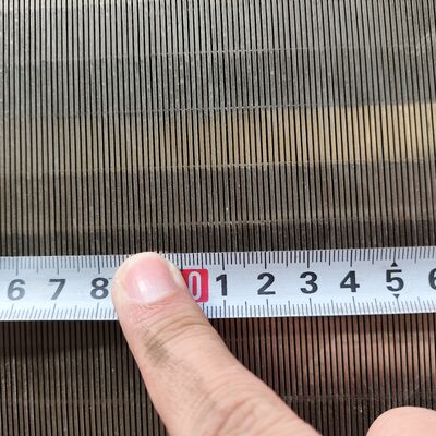 ตะแกรงลวดลิ่มสแตนเลส 316 ประสิทธิภาพสูงสำหรับการกรองแยกของแข็ง