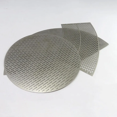 OEM ขนาด Flat Round Etching Mesh Filter Disc สําหรับกรองควบคุมมลพิษอากาศ