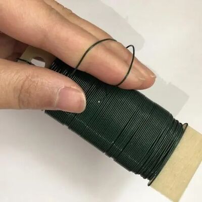 22 Gauge Iron Soft Craft Florist Wire สีเขียวสำหรับจัดดอกไม้