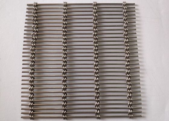 สถาปัตยกรรม SS 316 316L ทอลวดตาข่ายหุ้มผนัง ISO9002