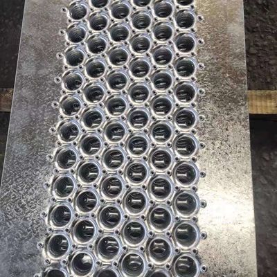 เหล็กกันลื่น 6mm Grip Strut Safety Grating Perf O Shape Panel