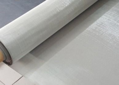 3' 4' ความกว้าง 300 400 ไมครอน แผ่นตาข่ายสแตนเลส ธรรมดา Dutch Weave