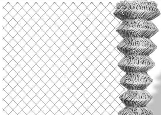 Barbed Barbed 3.0mm Field 8 Gauge Chain Link รั้วม้วนสำหรับฟาร์มสัตว์ปีก