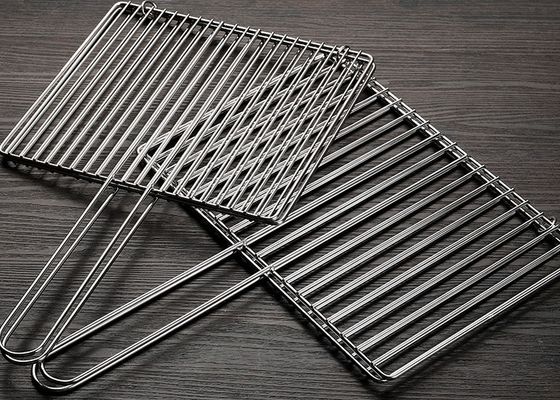 SGS CE เตาย่างบาร์บีคิวลวดตาข่าย 230mm 240mm Dustproof Easy Clean