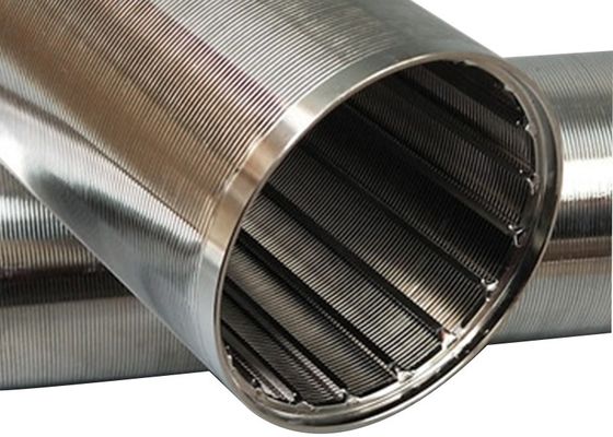 ISO9002 Velp Wedge Wire กระบอก Vee Wire Filter Screen ความยาว 6M