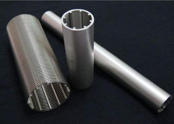 หน้าจอกรองลวดลิ่ม Inconel Inckel Slotted 600mm OD สำหรับงานก่อสร้าง