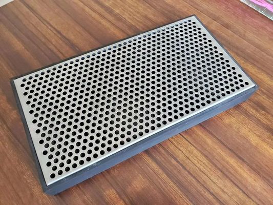 ปรับปรุงฝุ่นเคลือบ Hexagonal perforated sheet แผ่นโลหะอลูมิเนียม
