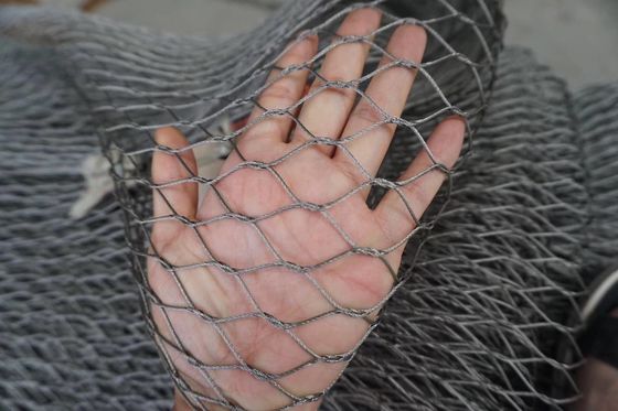 50x50mm สายสายสาย Mesh สีดํา Oxidation ปมตกแต่ง