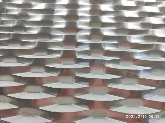 บิ๊กไดมอนด์รูขยายตาข่ายโลหะผงเคลือบ 1.5x3m
