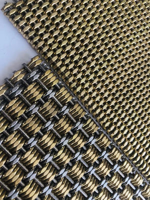 สแตนเลส เครื่องประดับ 1 มม สถาปัตยกรรมโลหะ Mesh Screen Woven Wire Mesh